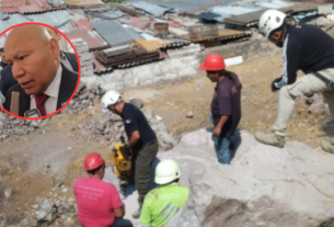 Un macizo rocoso de 10 toneladas se desprendió en Tlalnepantla, alertando a Protección Civil y vecinos.