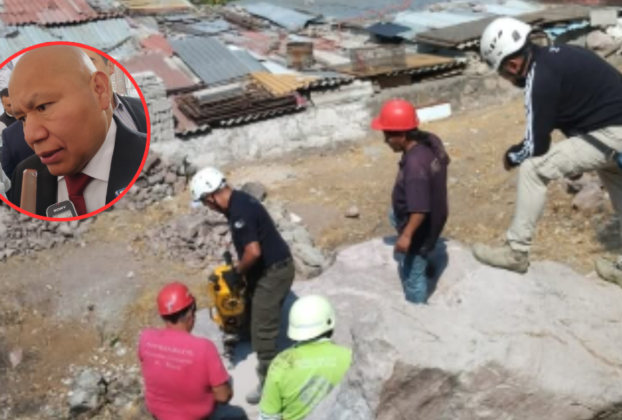 Un macizo rocoso de 10 toneladas se desprendió en Tlalnepantla, alertando a Protección Civil y vecinos.