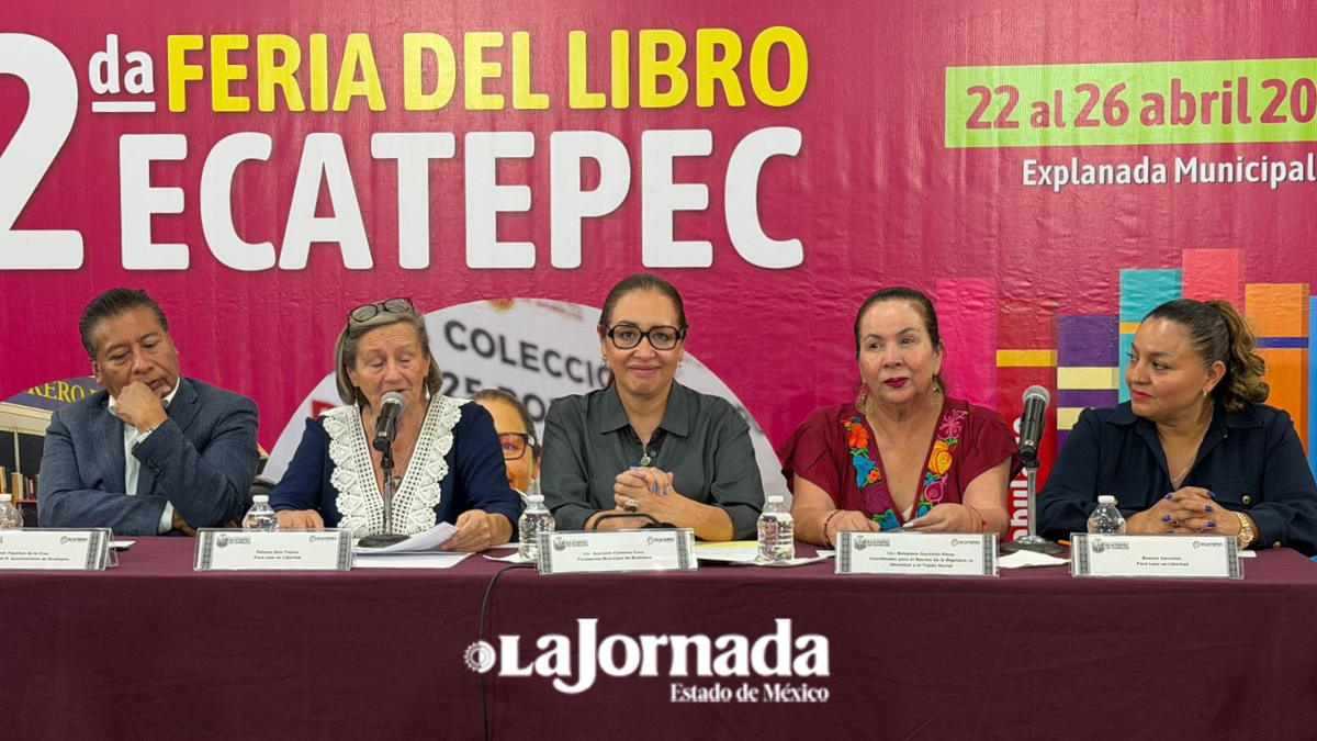 La Segunda Feria del Libro de Ecatepec promete fomentar la lectura del 22 al 26 de abril con diversas actividades culturales.