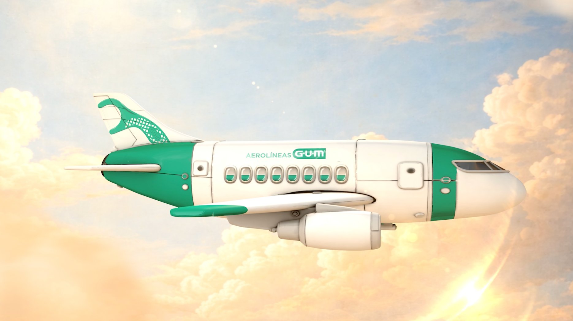 GUM y Bombay lanzan Avionazo, una campaña que hace un llamado humorístico y surrealista para cambiar la dentalidad en México.