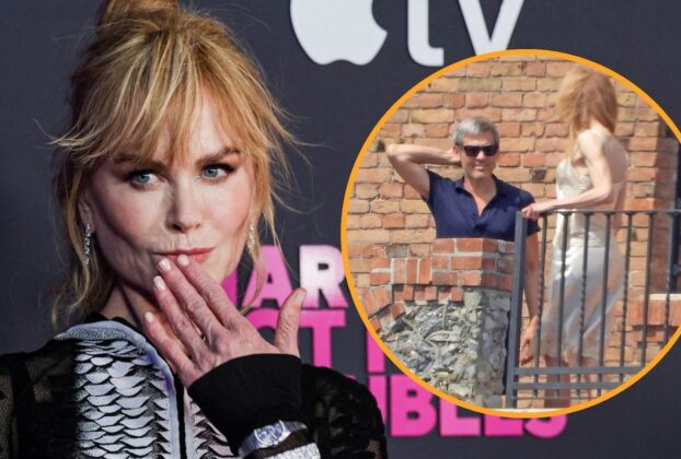 Las imágenes de Nicole Kidman y Michael Reinstein desatan rumores de romance en un lujoso hotel de Portofino.