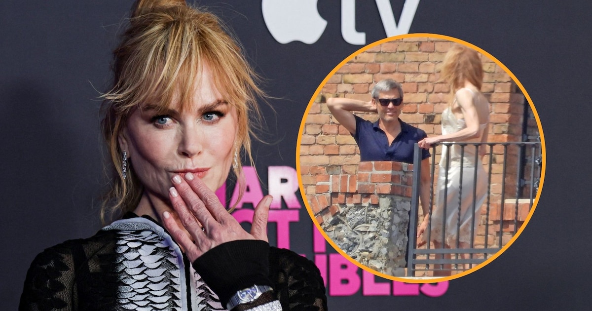 Las imágenes de Nicole Kidman y Michael Reinstein desatan rumores de romance en un lujoso hotel de Portofino.