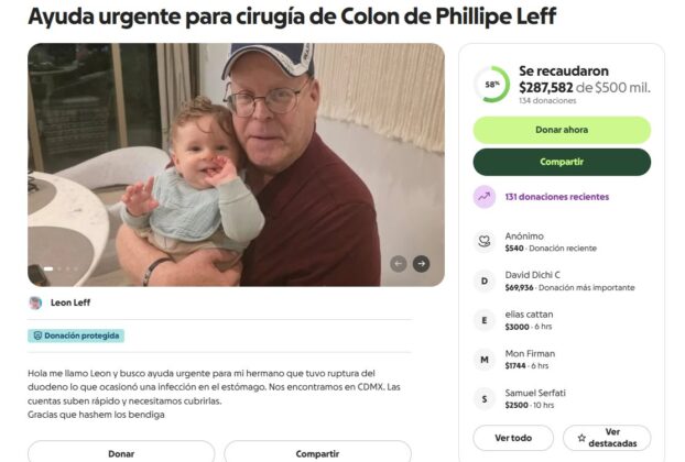 El reconocido investigador Phillipe Leff enfrenta secuelas de una perforación intestinal, abandonando temporalmente su labor.