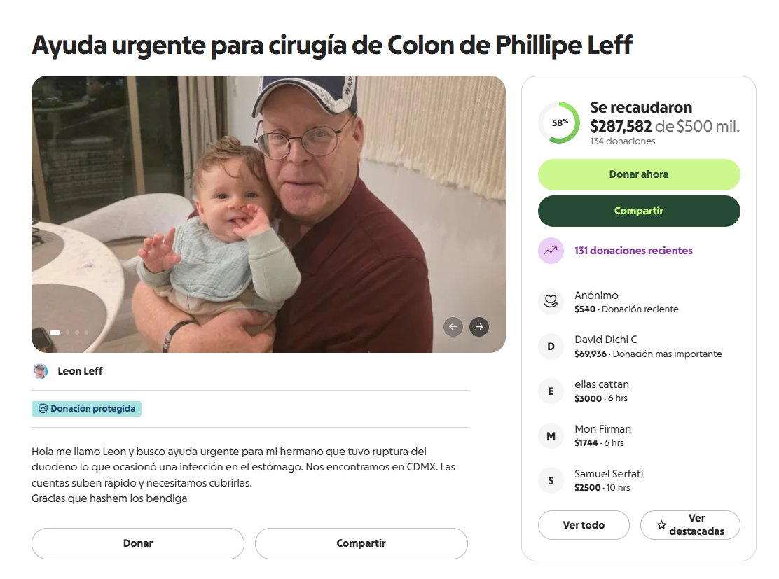 El reconocido investigador Phillipe Leff enfrenta secuelas de una perforación intestinal, abandonando temporalmente su labor.