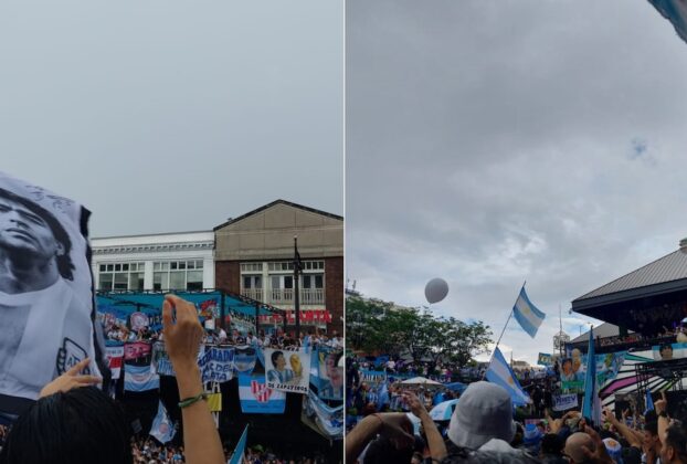 La comunidad argentina se une en Atlanta con canciones de Maradona y Messi en una emocionante previa del Mundial.