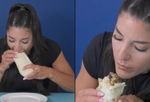 Leah Shutkever logra un nuevo récord en el mundo de los retos gastronómicos al devorar un burrito en solo 30 segundos.
