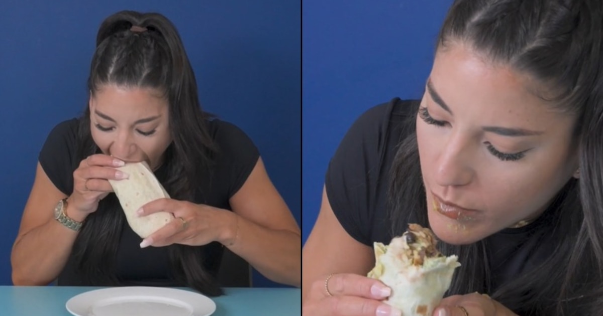 Leah Shutkever logra un nuevo récord en el mundo de los retos gastronómicos al devorar un burrito en solo 30 segundos.