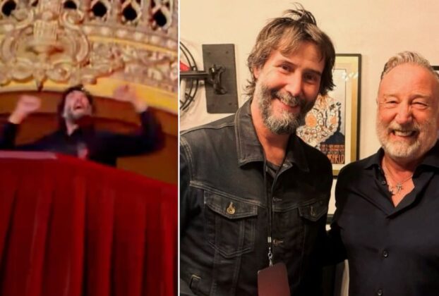 El amor de Keanu Reeves por Joy Division brilla en el reciente concierto de Peter Hook & The Light, sorprendiendo a los asistentes.