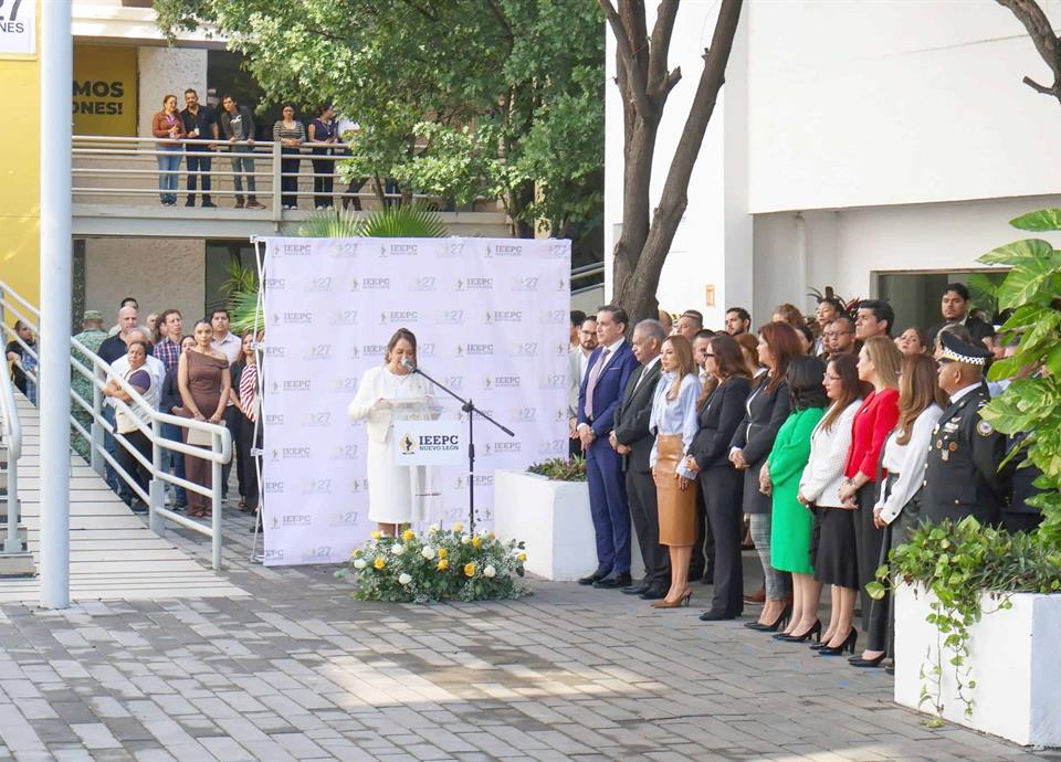 La presidenta del IEE urge a cumplir reglas y garantizar un proceso electoral legítimo en Nuevo León para 2026.