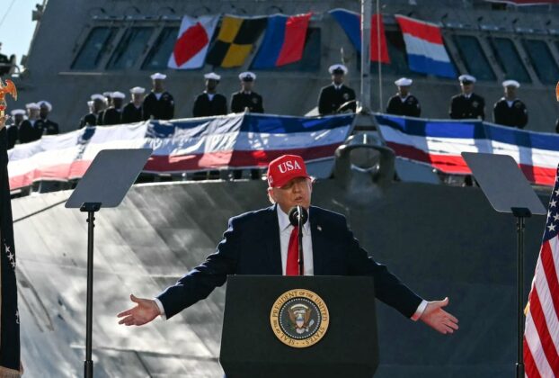 Trump vuelve a hacer mofa de Sheinbaum al referirse al Golfo de América, un momento que no pasa desapercibido.